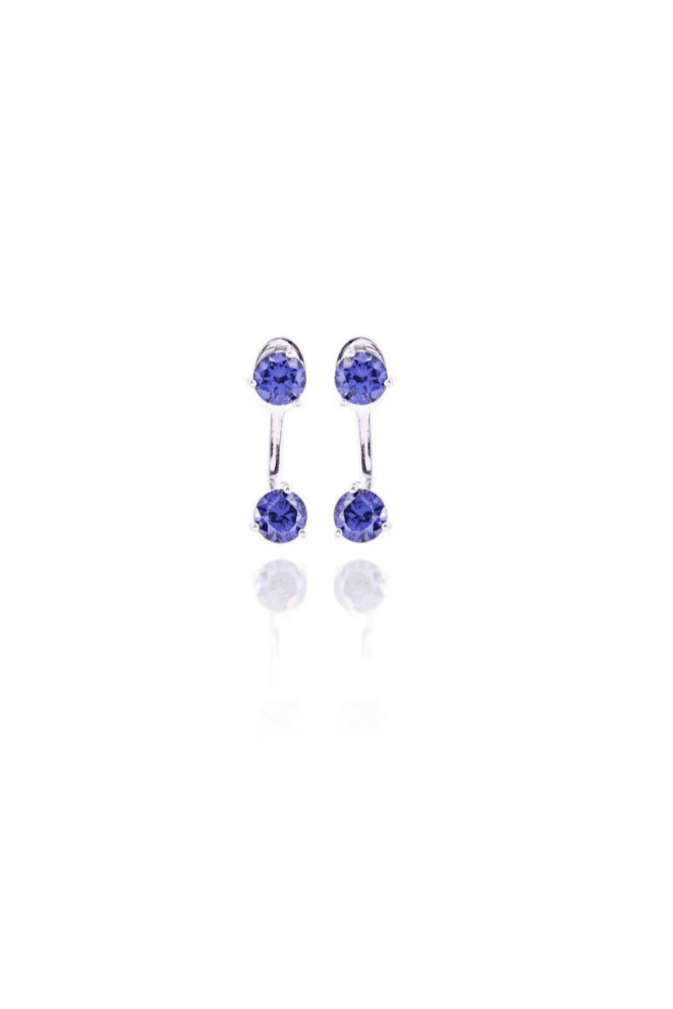 Tanzanite Ear Jacket Earrings