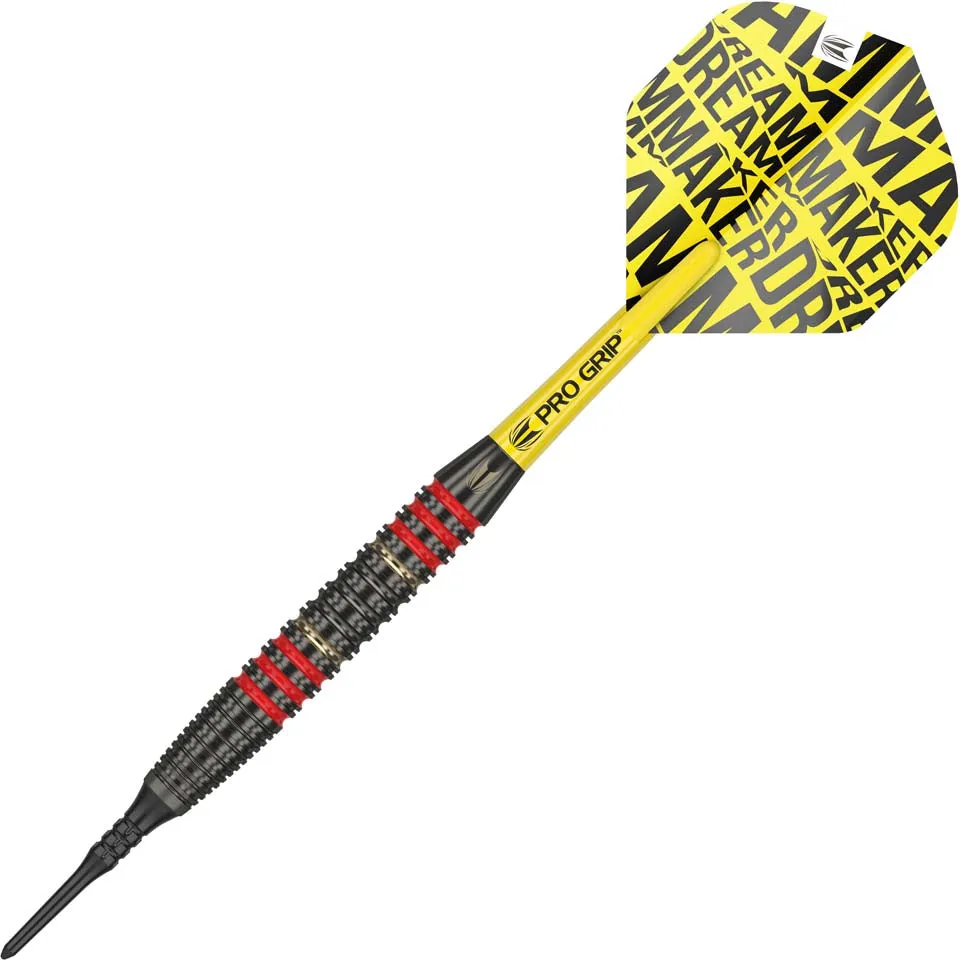 Target Dimitri Van Den Bergh Brass Soft Tip Darts - 18gm