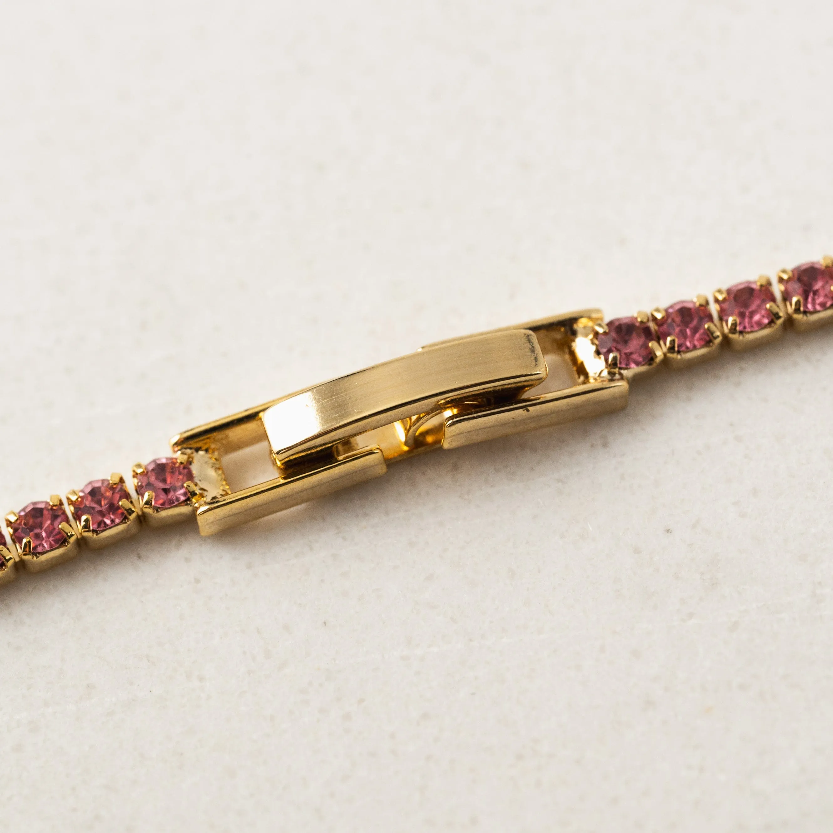 Tennis Bracelet Pink