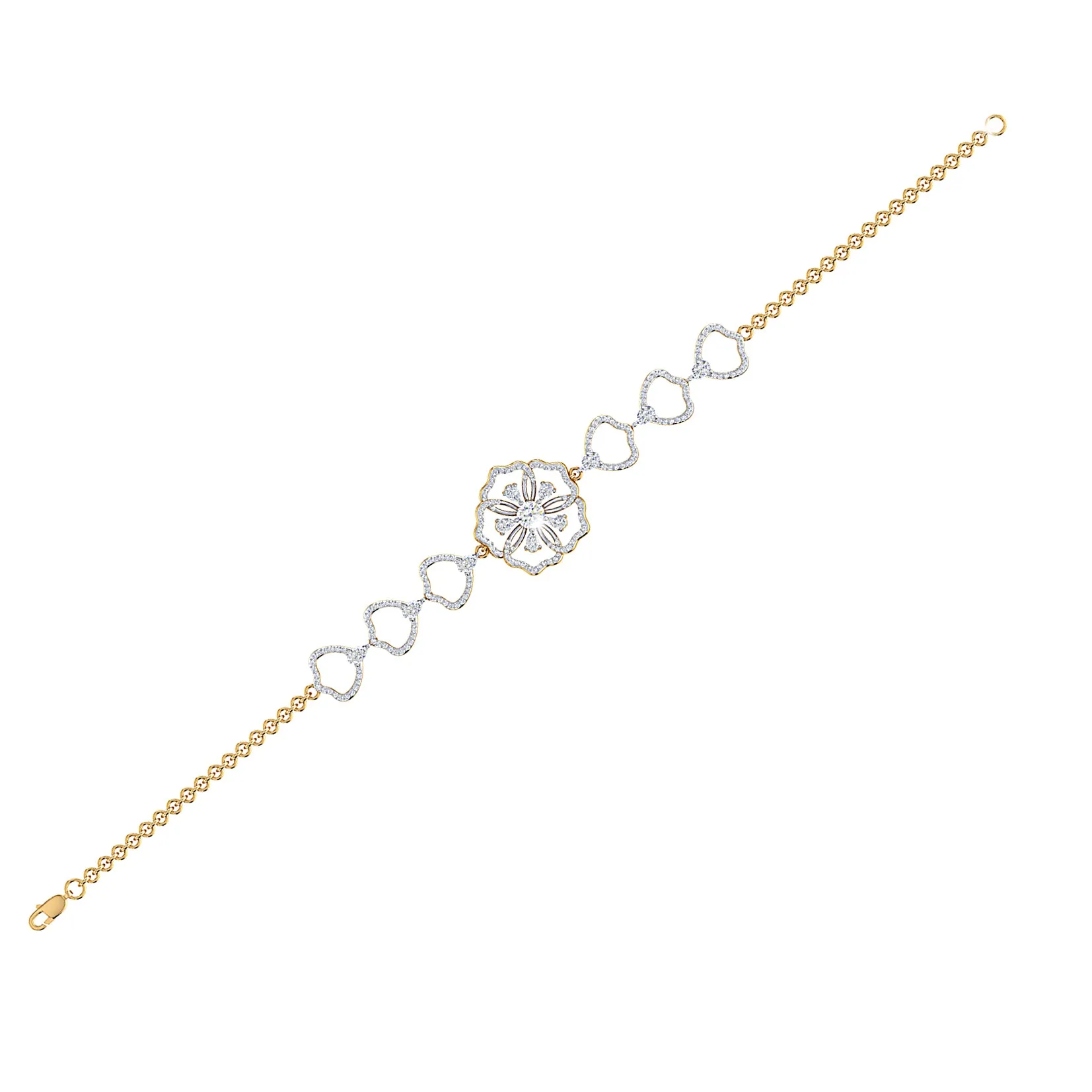 THE PANSY SOLITAIRE BRACELET