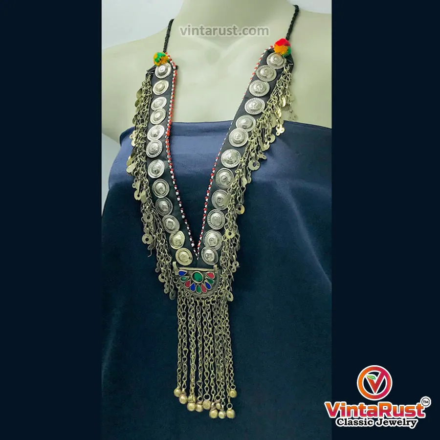 Tribal Boho Nomadic Necklace With Bells