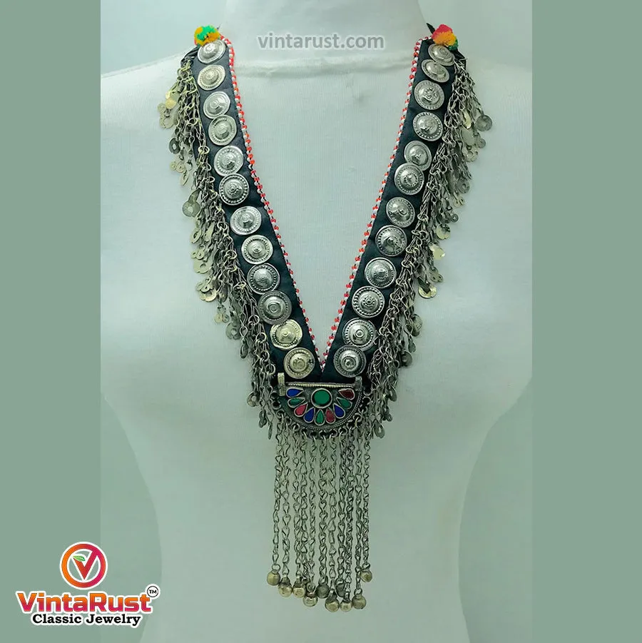 Tribal Boho Nomadic Necklace With Bells