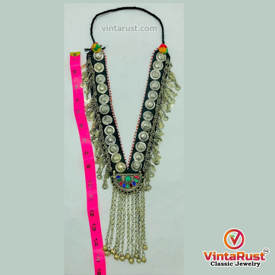 Tribal Boho Nomadic Necklace With Bells