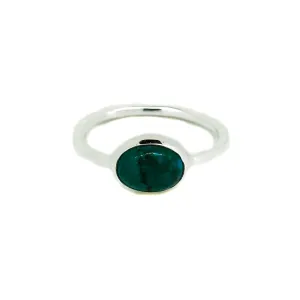 Turquoise Tide Silver Ring