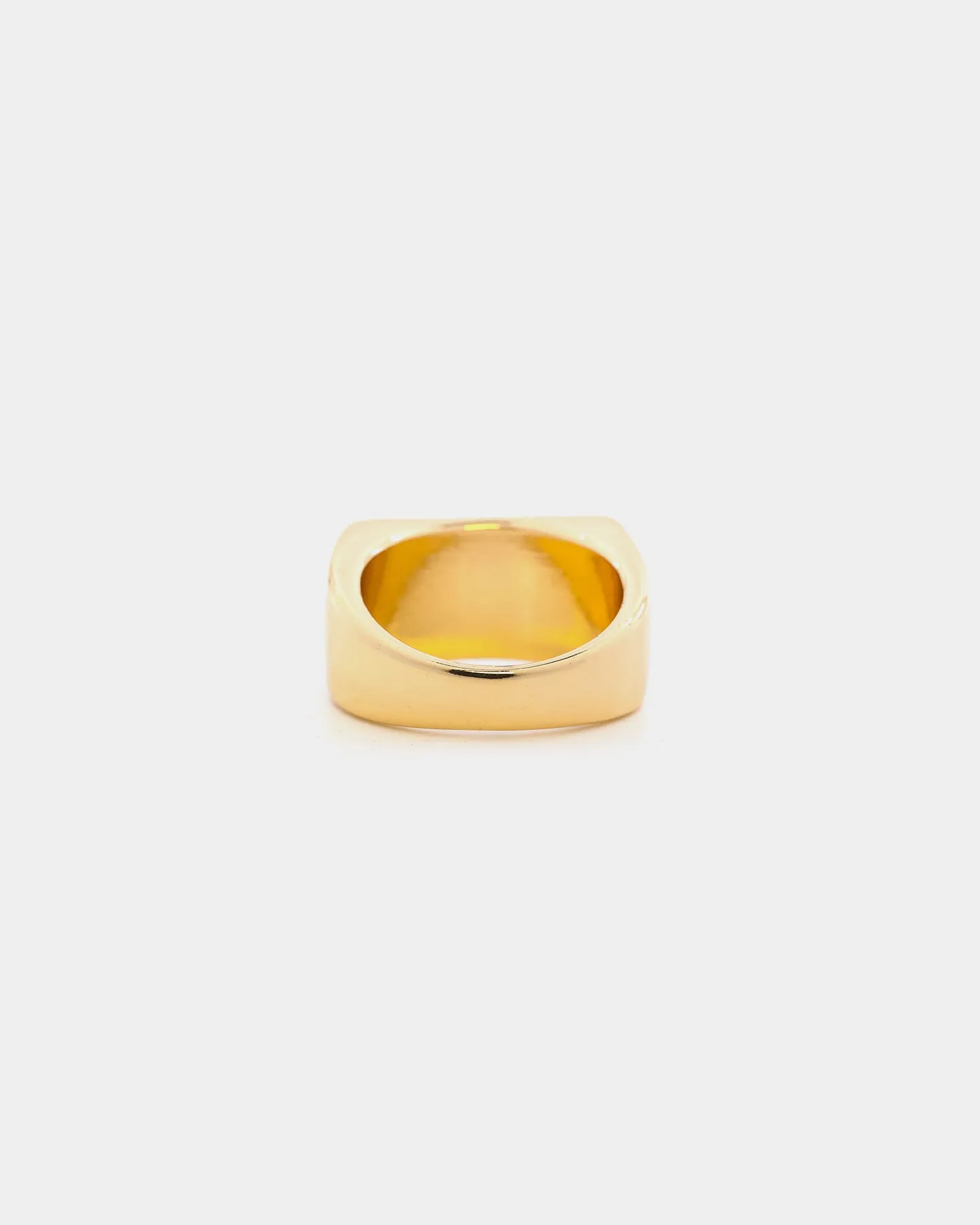 Wild For The Weekend Game Over Signet Ring (Medium) Gold