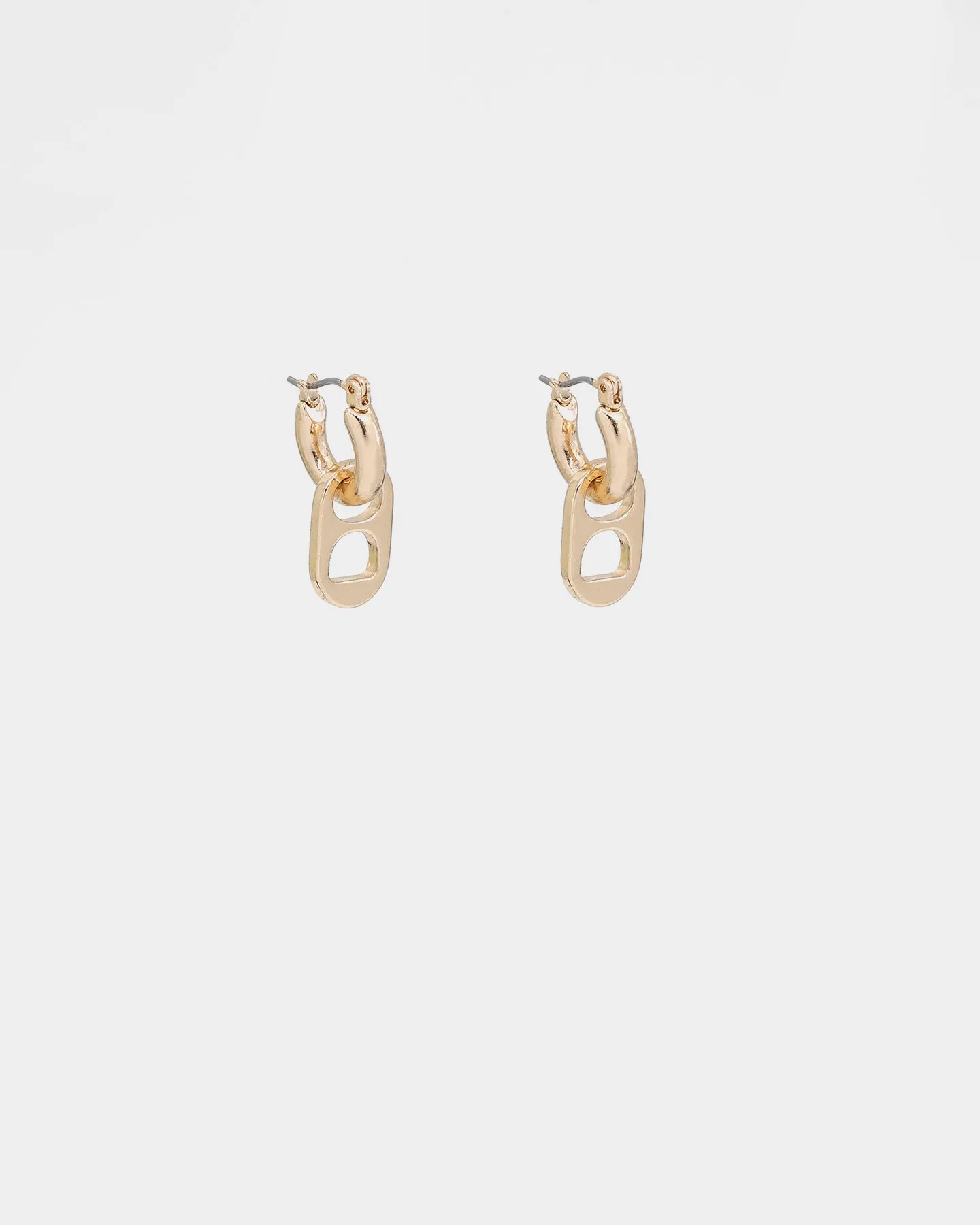 Wild for the Weekend Ring Pull Earrings Gold