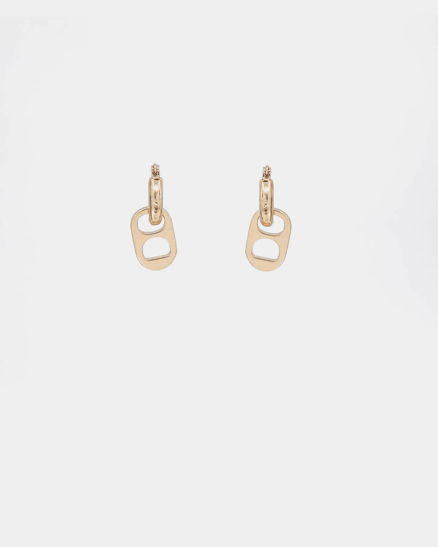 Wild for the Weekend Ring Pull Earrings Gold